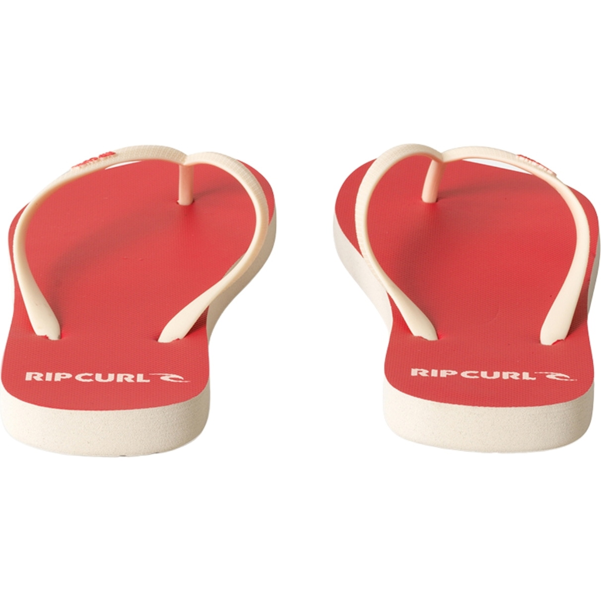 Rip Curl 2025 Womens Bondi Bloom Open Toe Flip Flops 16HWOT - Hibiscus Red